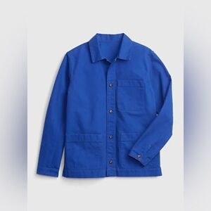 Gap | Unisex Lightweight French Blue Cotton Chore Jacket Size Extra Small
